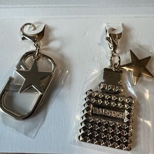 Valentino Gold Keychain Set
